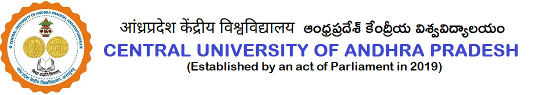 CENTRAL UNIVERSITY OF ANDHRA PRADESH